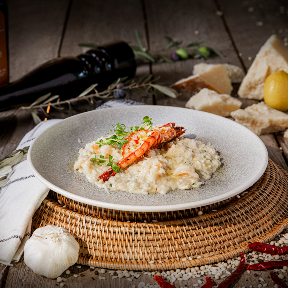 RISOTTO WITH PRAWNS