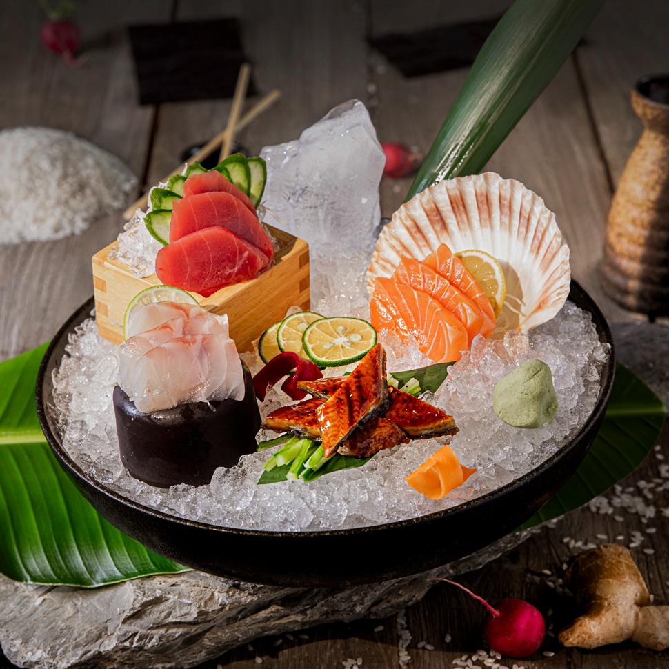 Тарелка с сашими