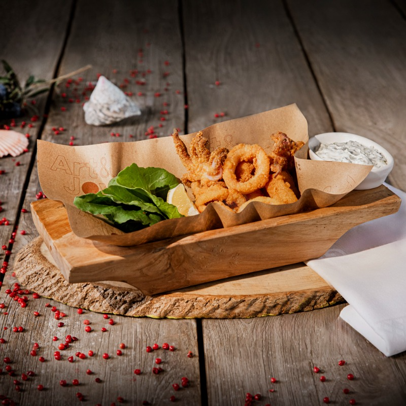 Жареные кальмары