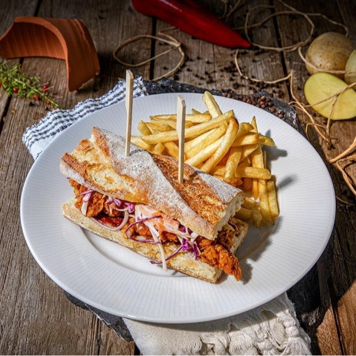 Сэндвич с хрустящей курицей