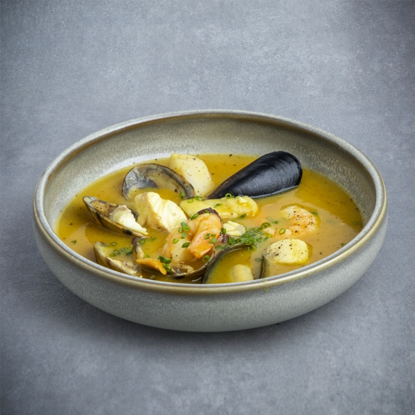 Seafood & Saffon Soup